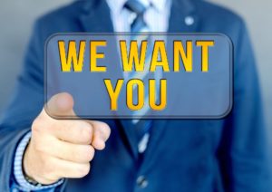 We want you for a job