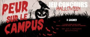 Jeu concours pour Halloween à l'Institut F2I
