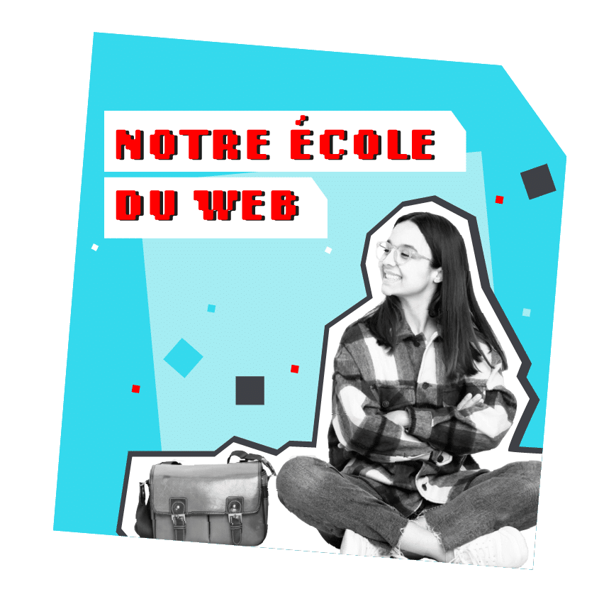 Logo de présentation école du web : Digital school of Paris